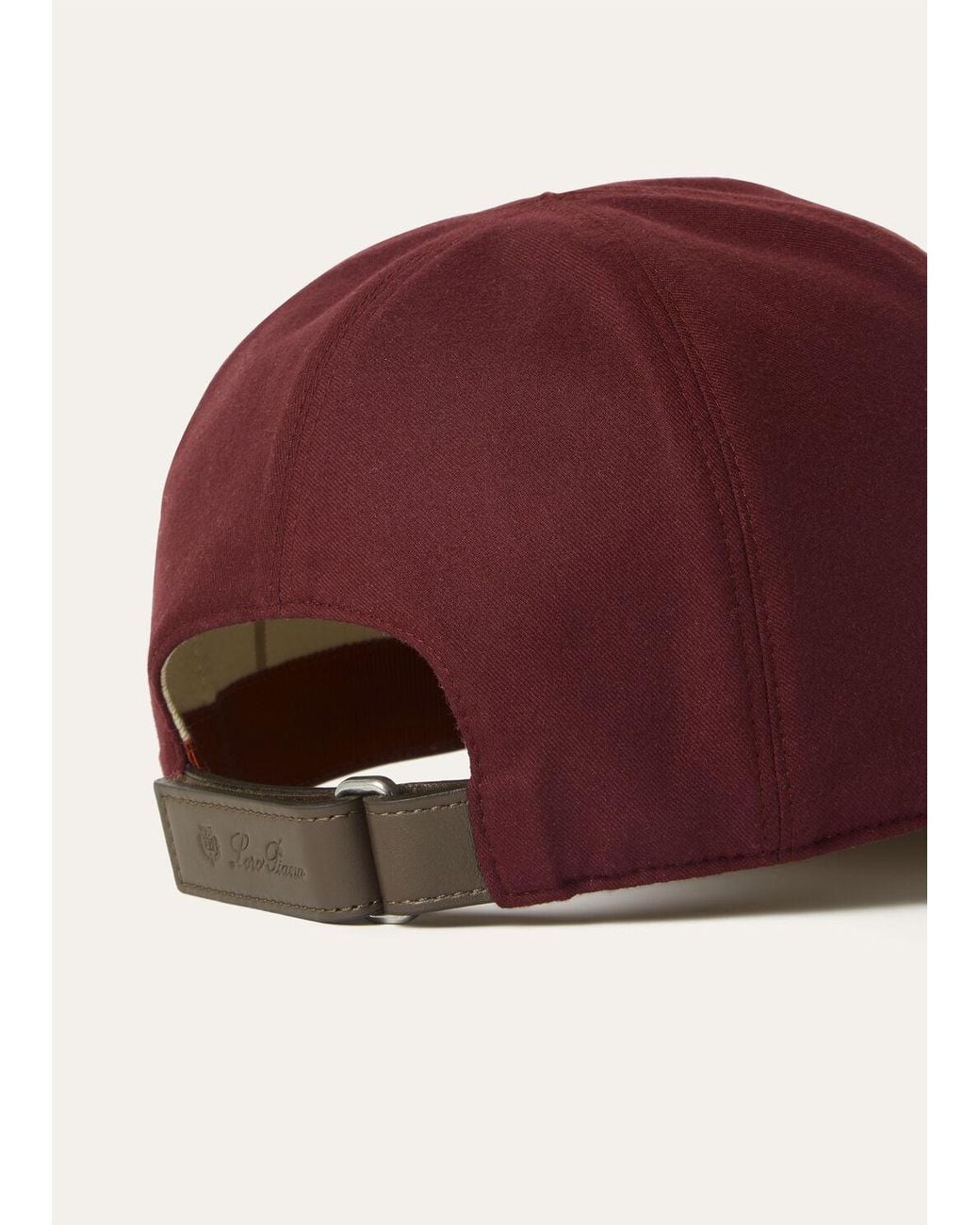 Loro Piana Red The Gift Of Kings Ivy Baseball Cap for men