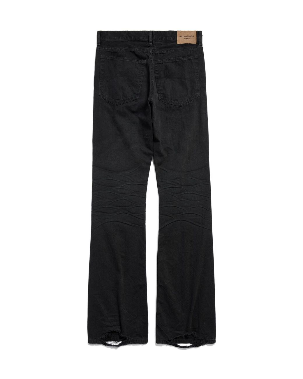 Balenciaga Black Low-Waisted Straight-Leg Jeans