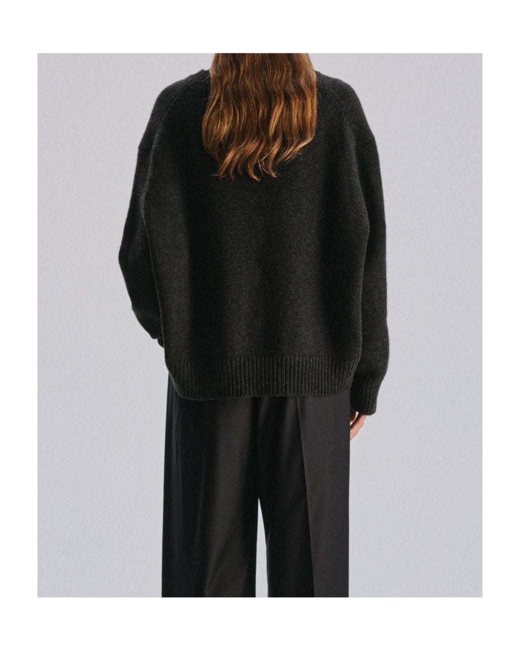 The Row Black Parth Sweater