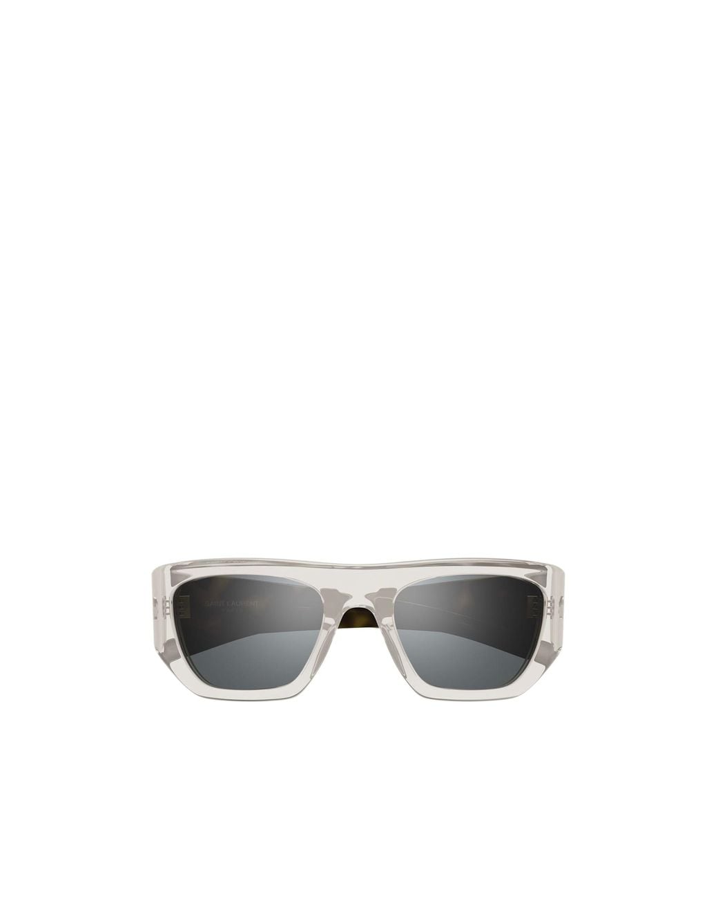 Saint Laurent Metallic Eyewear Square Frame Sunglasses