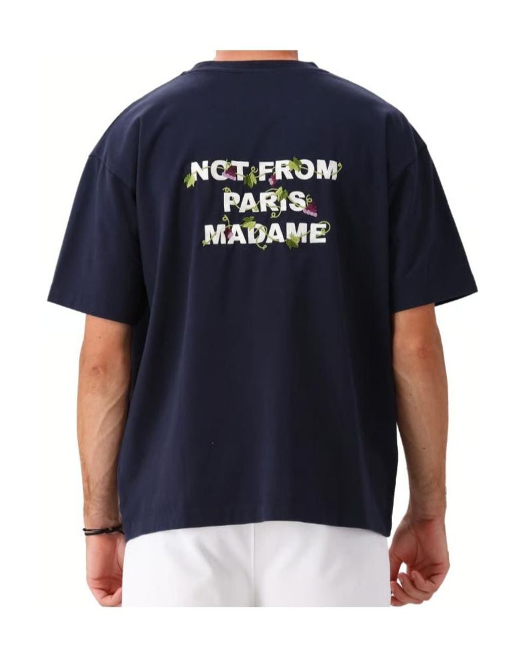 Drole de Monsieur Blue Drôle De Monsieur Vine Slogan T-Shirt for men