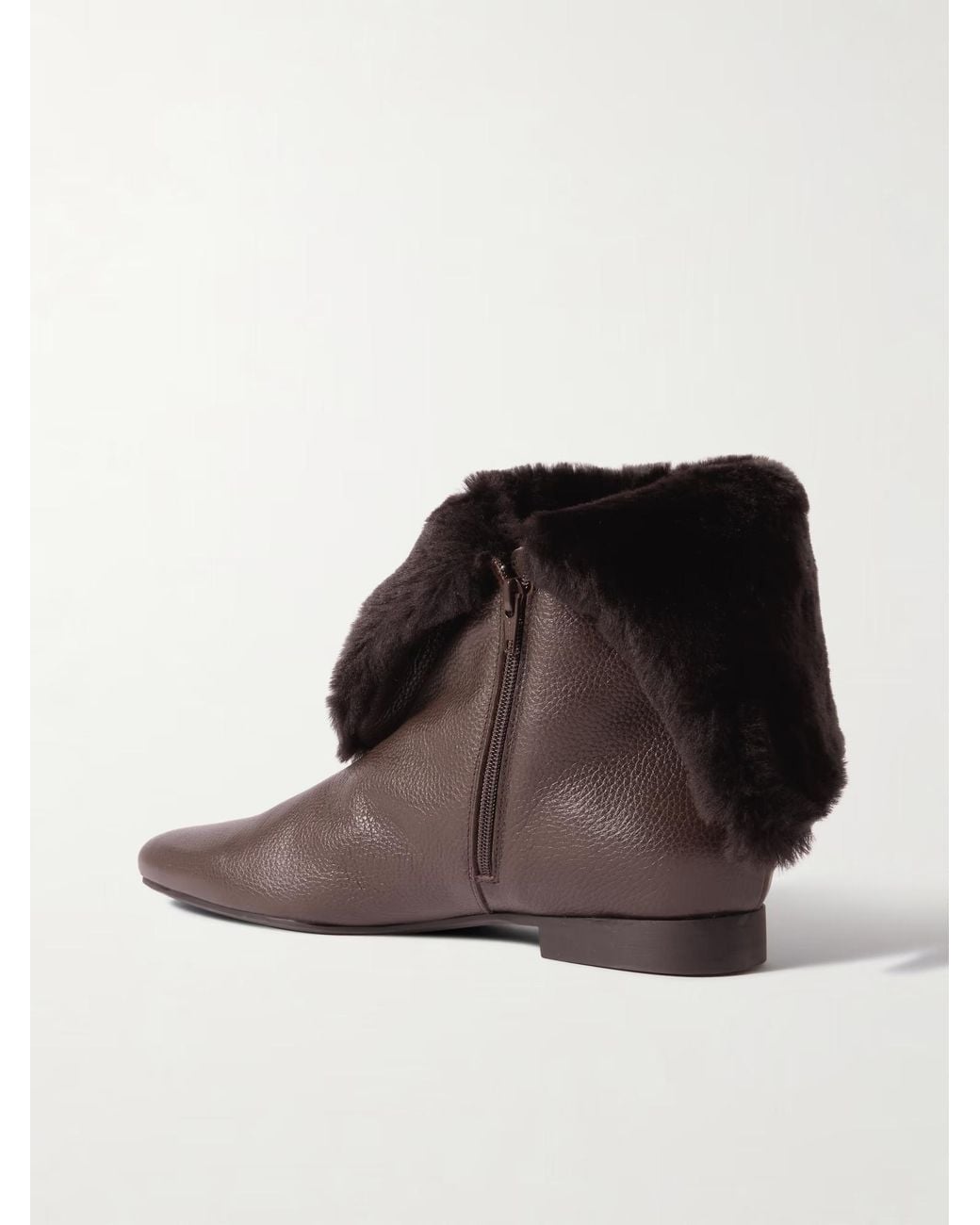 Totême  Black Shearling Boots