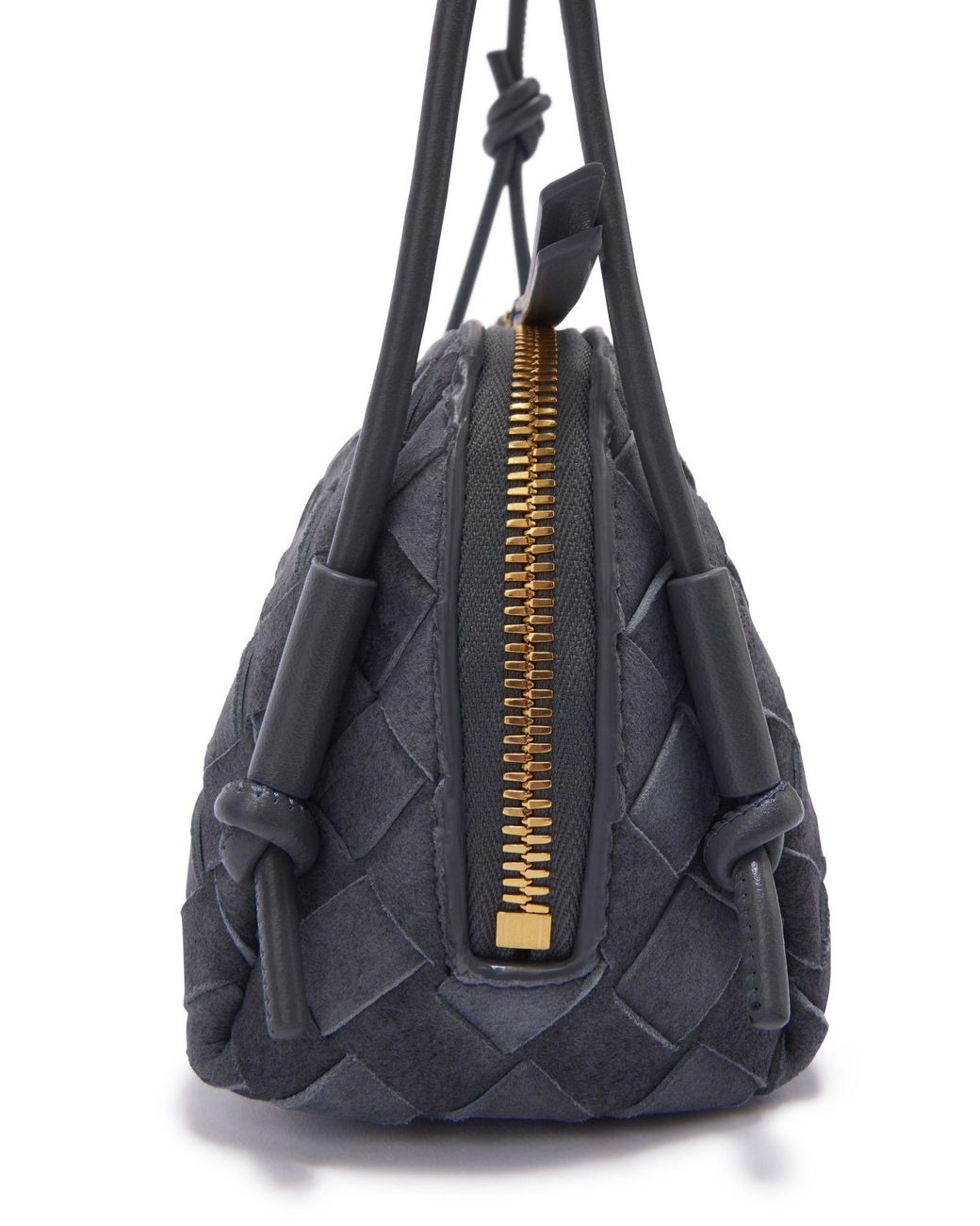 Bottega Veneta Black Woven Crossbody Bag