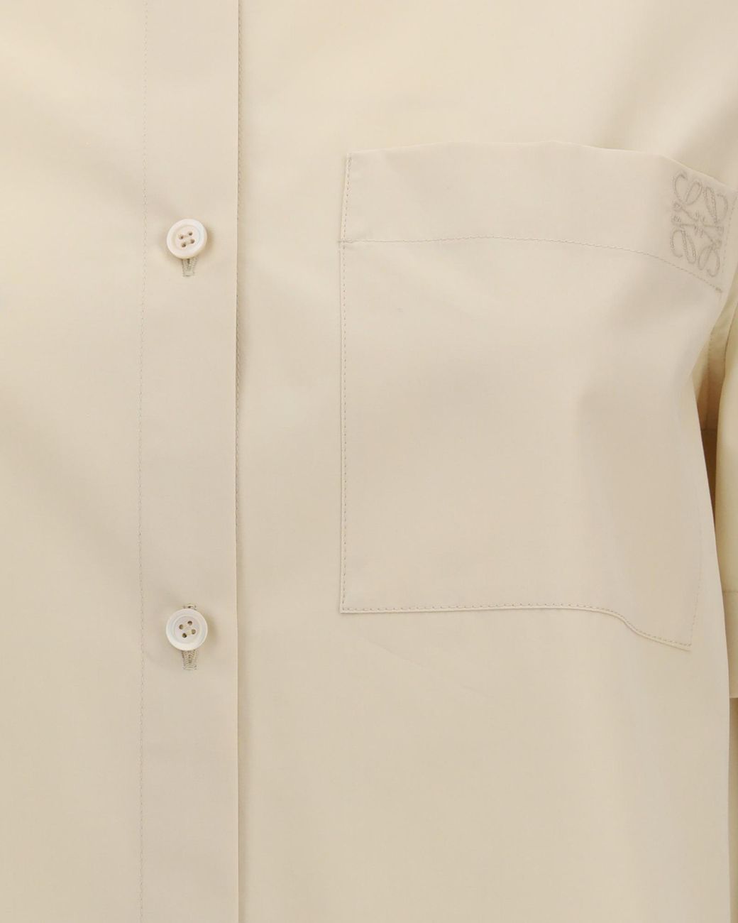 Loewe Natural Short-Sleeved Buttoned Shirt