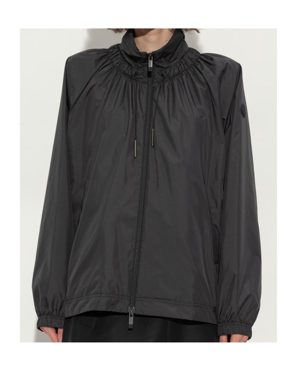 Moncler Black Zip-Up Valencay Jacket