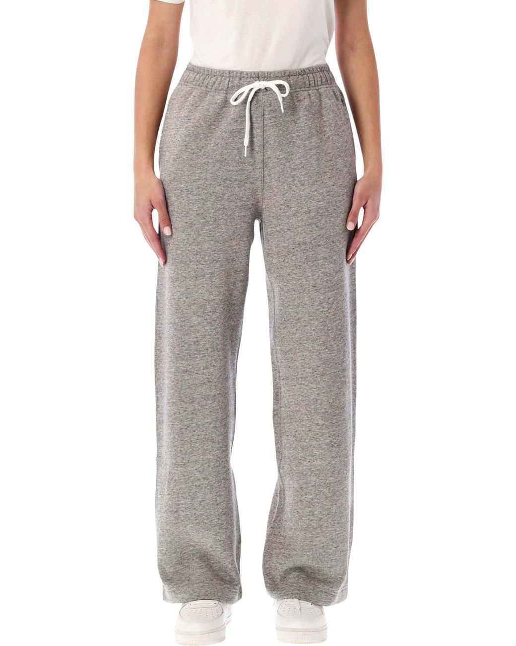 Polo Ralph Lauren Gray Ralph Lauren Wide-Leg Sweatpants