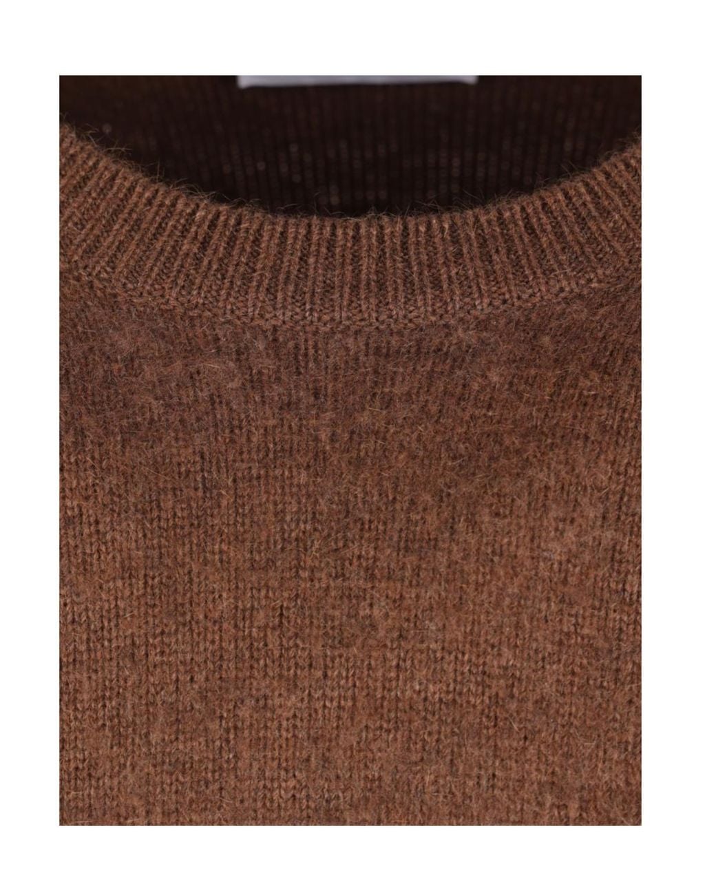 Jil Sander Brown Crew-Neck Sweater for men