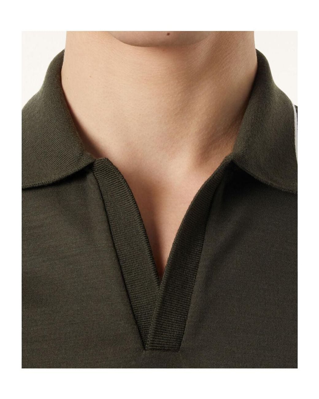 Loro Piana Green Waitaki Polo Shirt for men