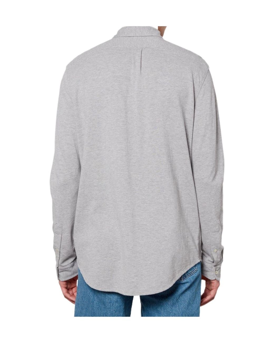 Ralph Lauren Gray Collar Longsleeve Shirt for men