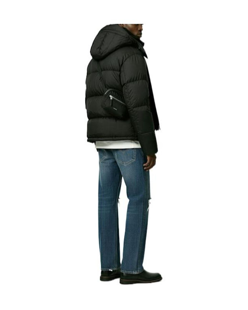 Sacai Black Down Jacket for men