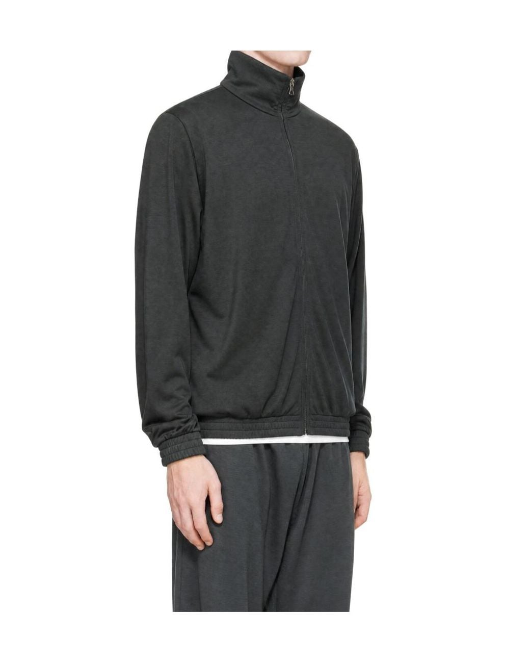 Rier Black Zippered Jacket for men