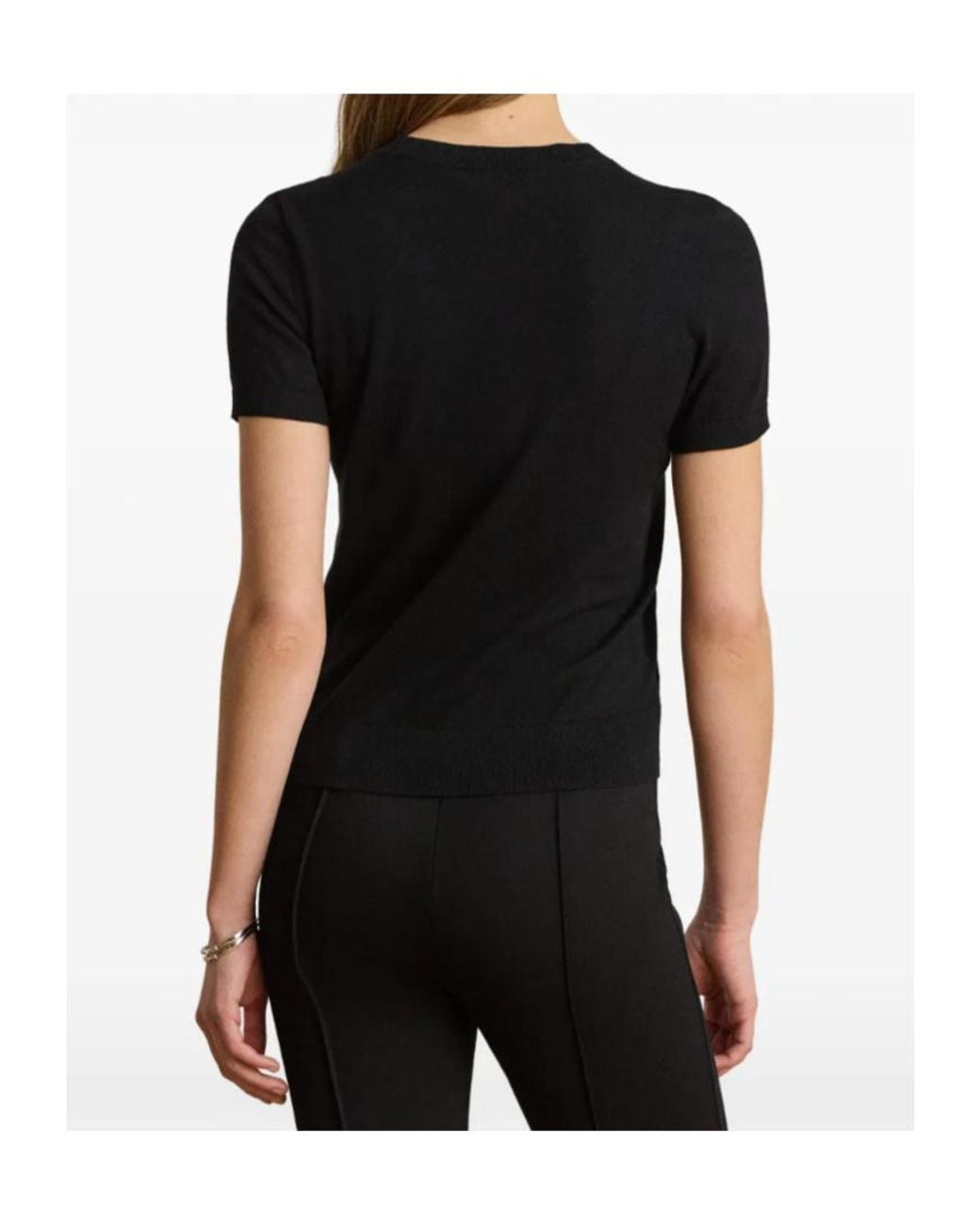 Ralph Lauren Black Lauren Short-Sleeve Sweater