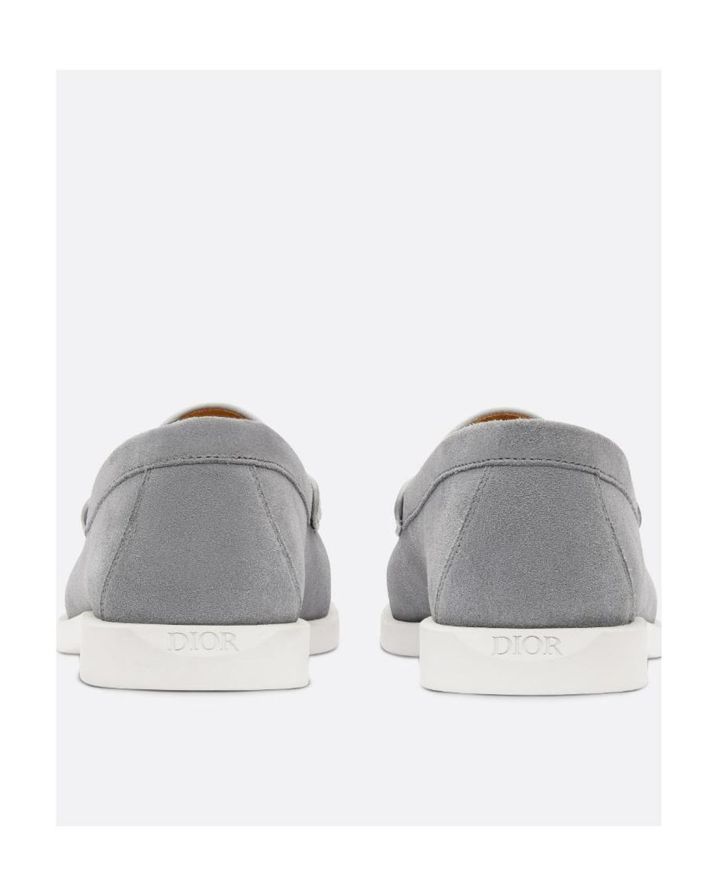 Dior Gray Granville Loafer for men