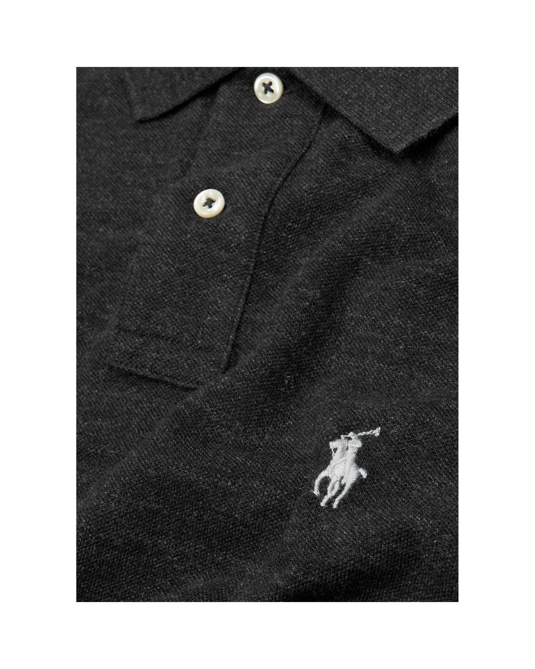 Polo Ralph Lauren Black Short-Sleeved Polo Shirt for men