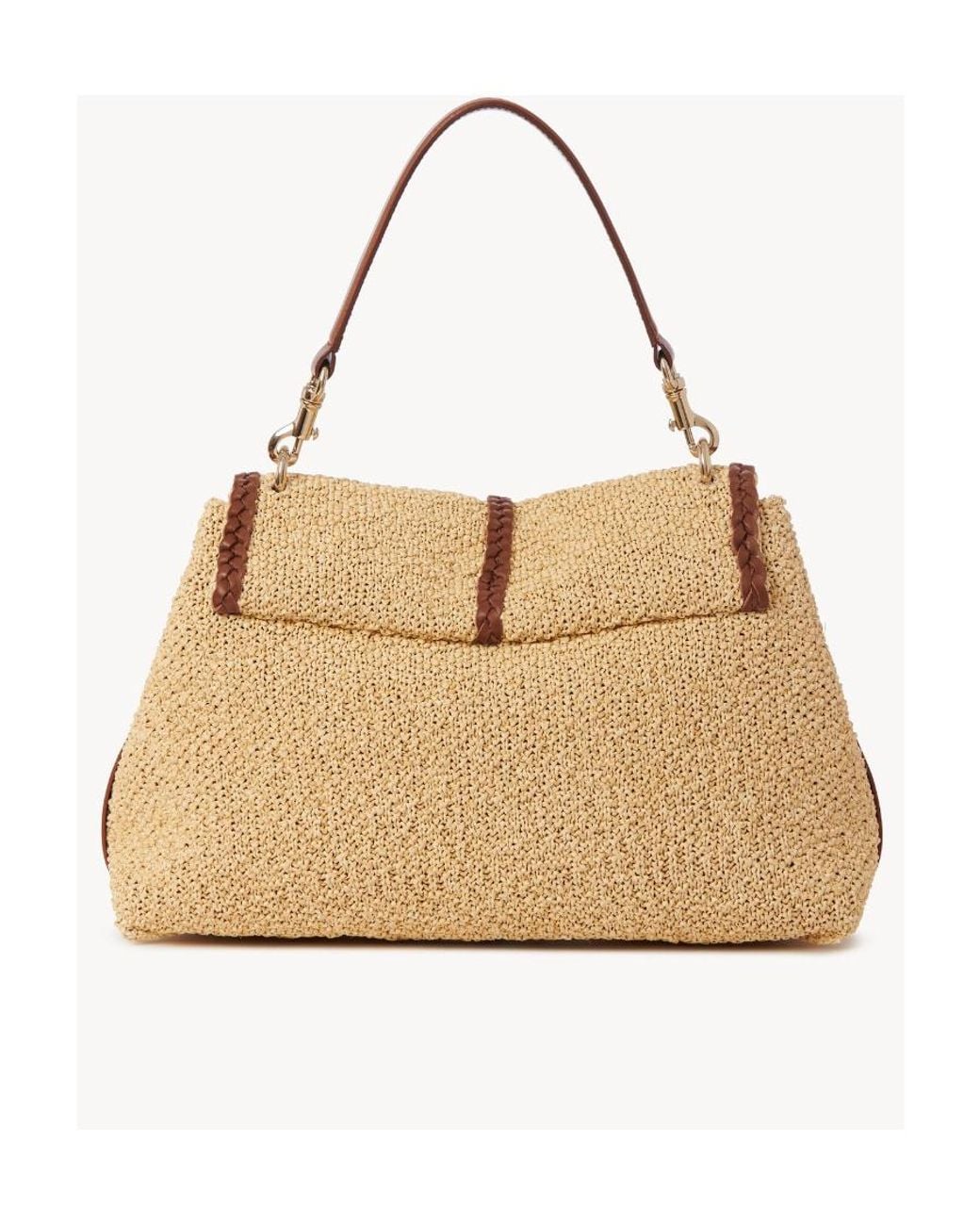 Chloé Natural Chloé Penelope Medium Shoulder Bag