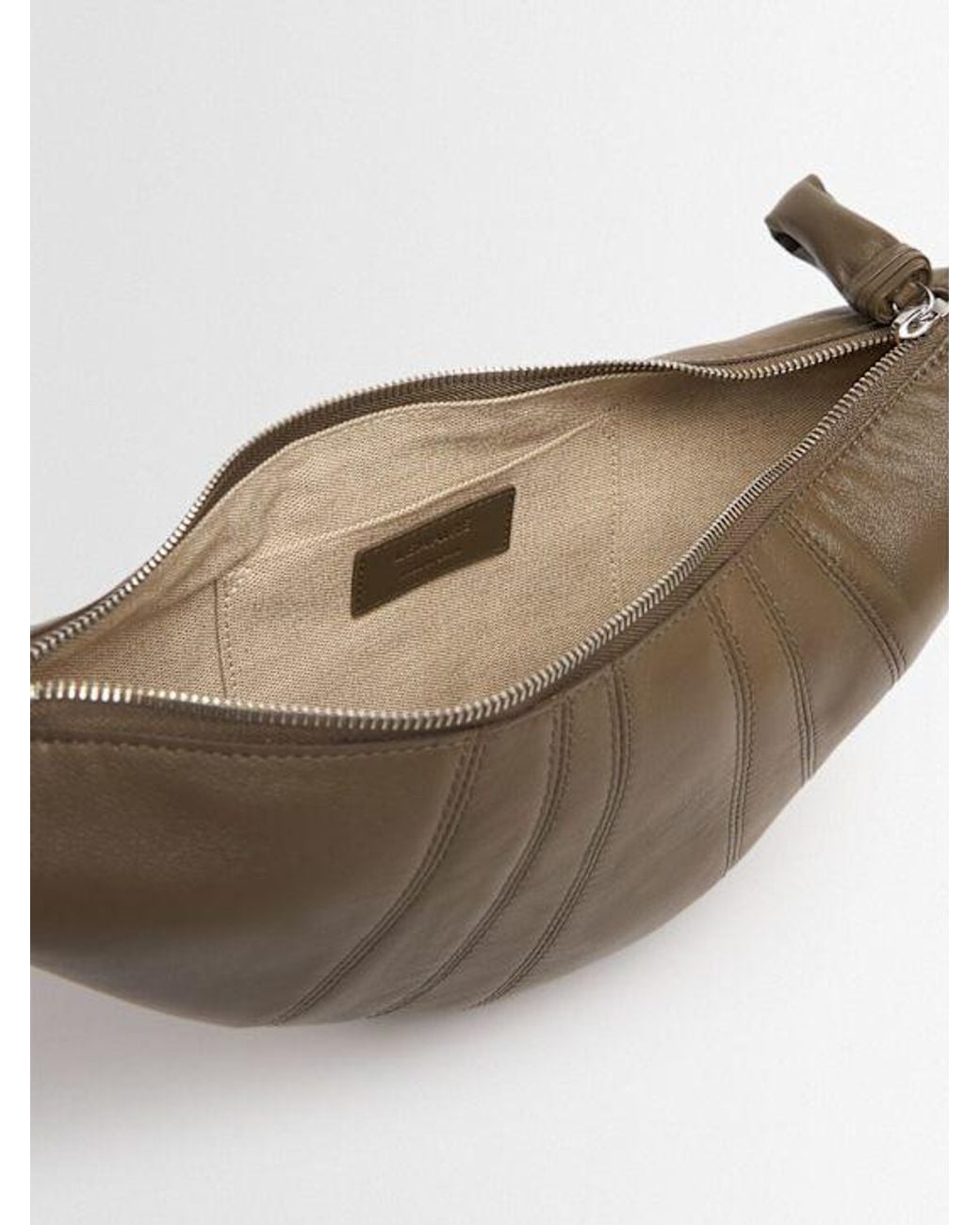 Lemaire Metallic Small Croissant Soft Nappa Shoulder Bag