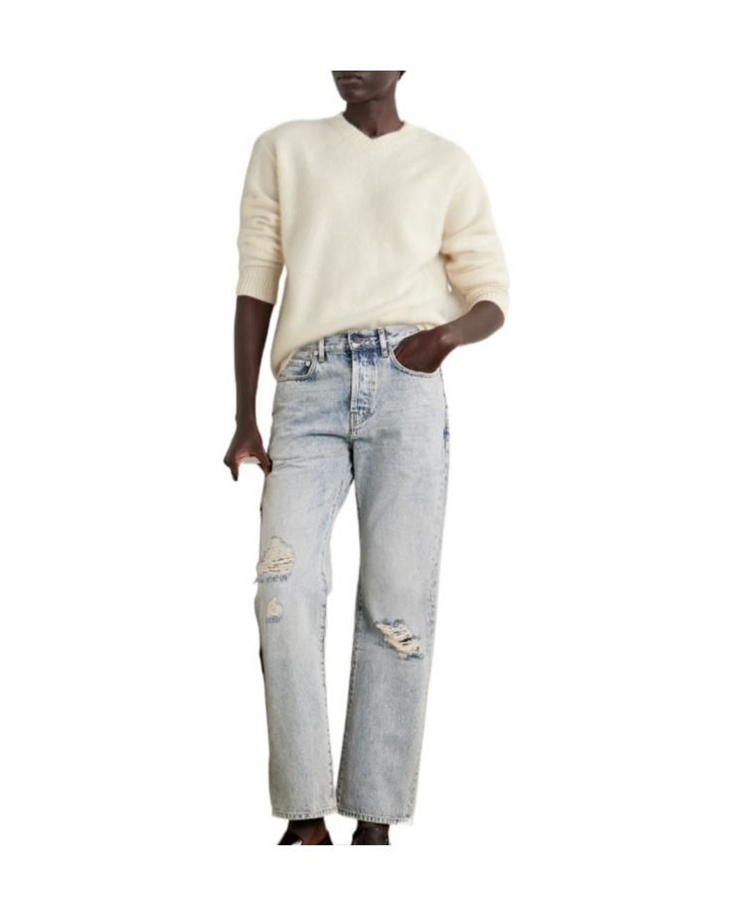 Kallmeyer White Cashmere Sweater