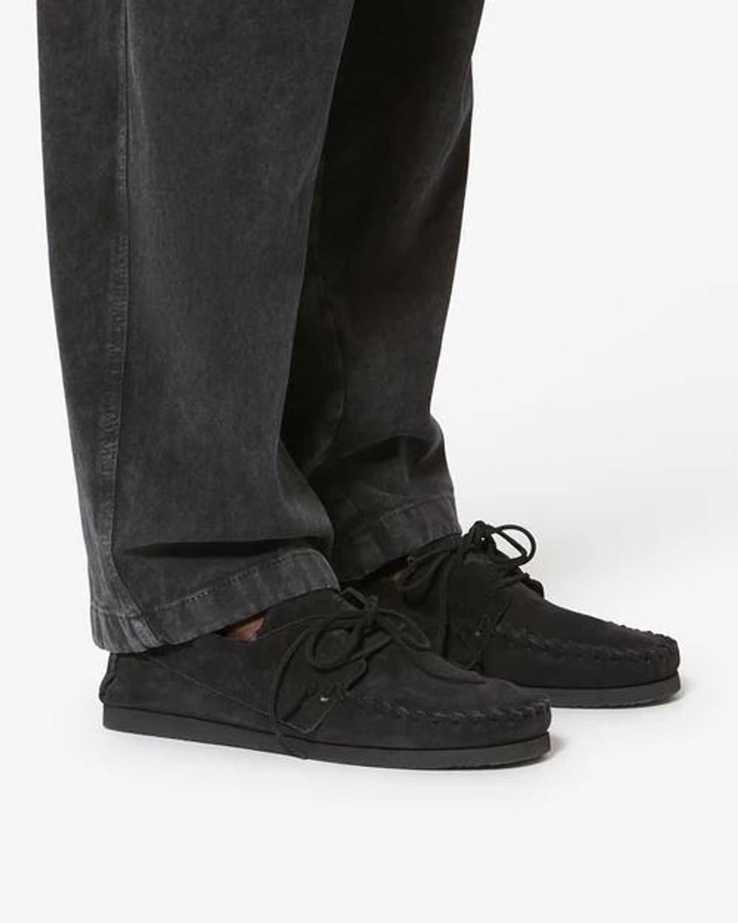 Isabel Marant Black Fenlis Loafers for men