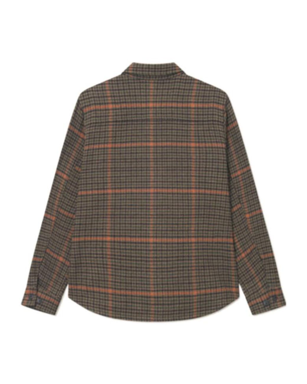 Les Deux Gray Kody Houndstooth Overshirt for men