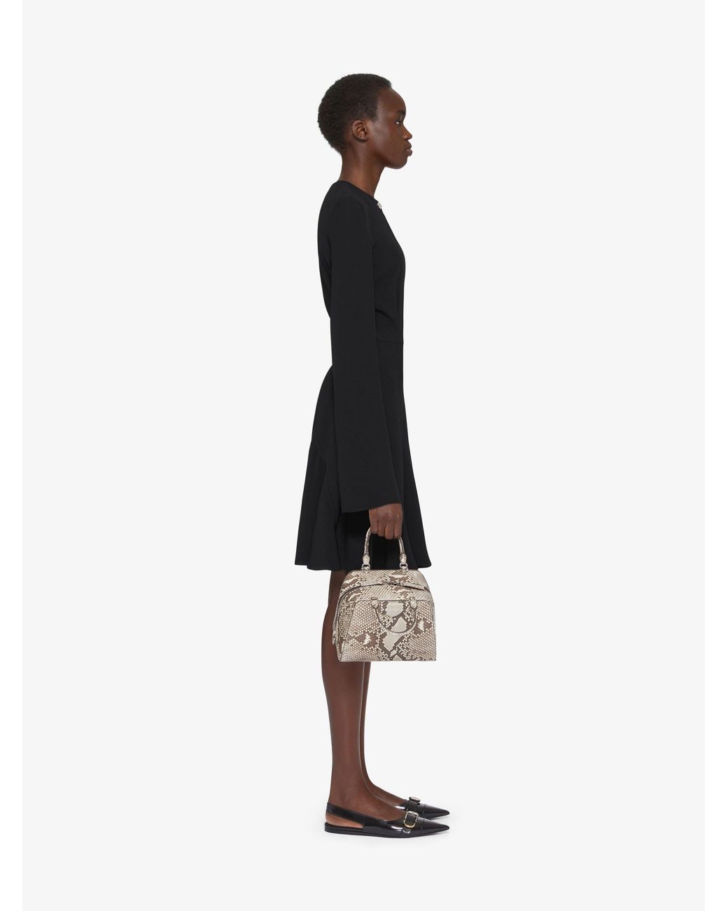 Givenchy Black 4G Plaque Mini Dress