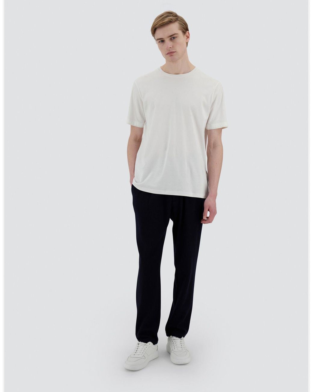 Herno White Short-Sleeved Crewneck T-Shirt for men