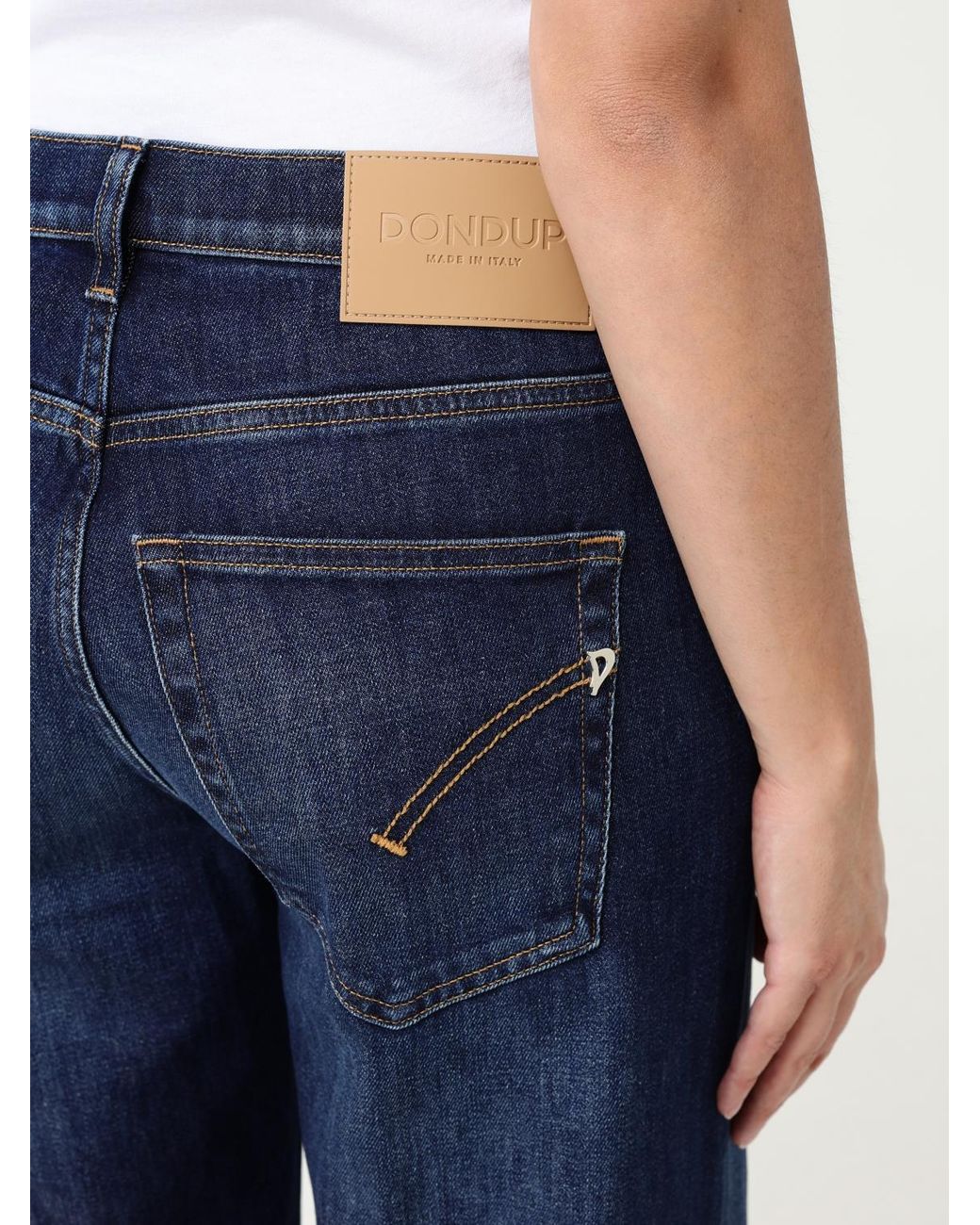 Dondup Blue Wide-Leg Jeans