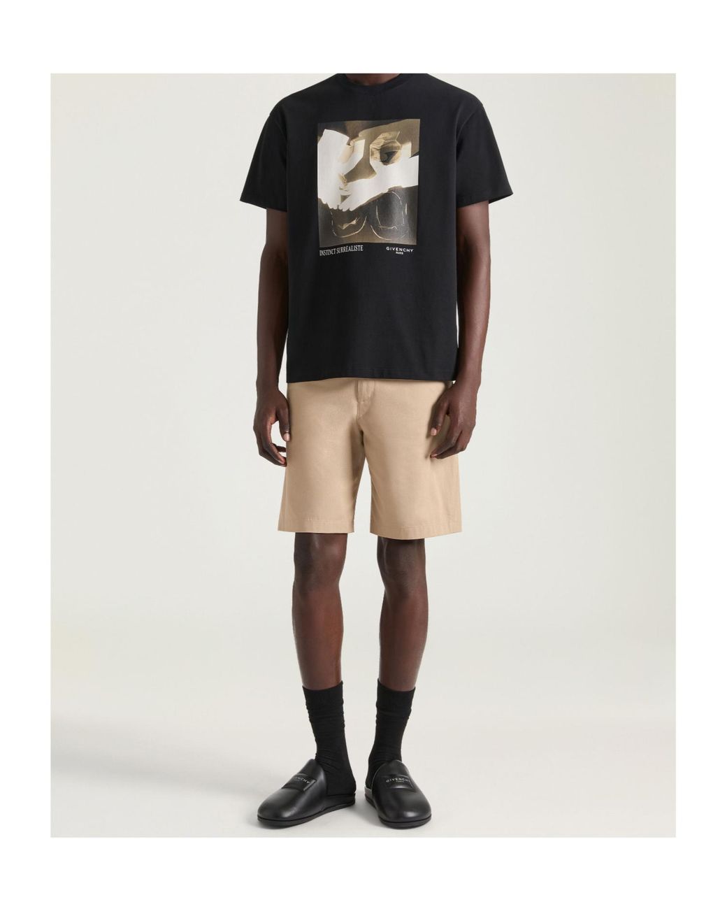 Givenchy Natural Chino Bermuda Shorts for men