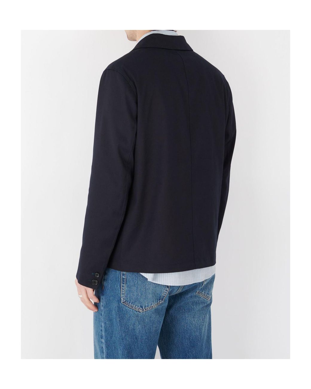 Paul Smith Blue Ps Paul Smith Single-Breasted Blazer for men