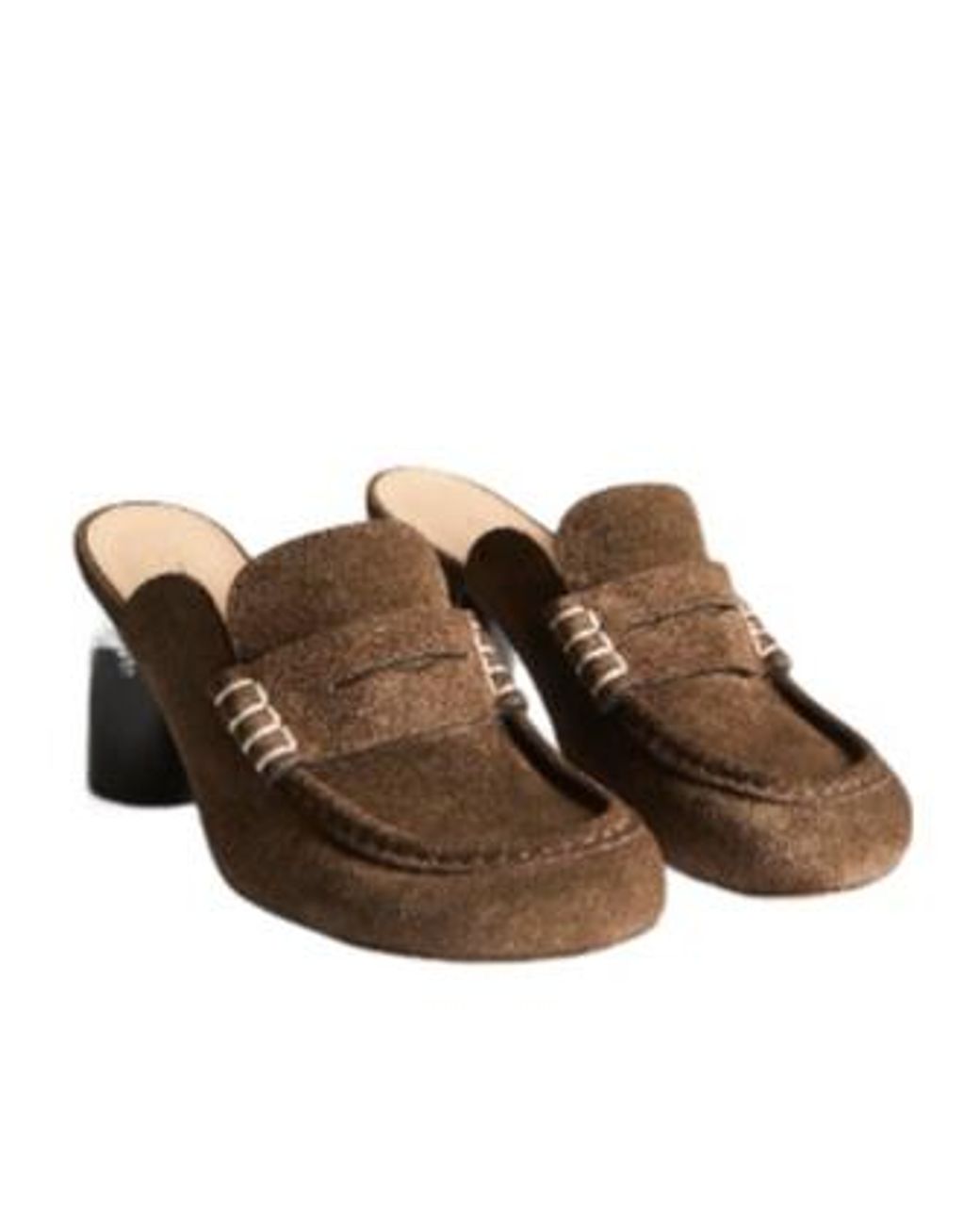 J.W. Anderson Brown Loafer Mule Sandal