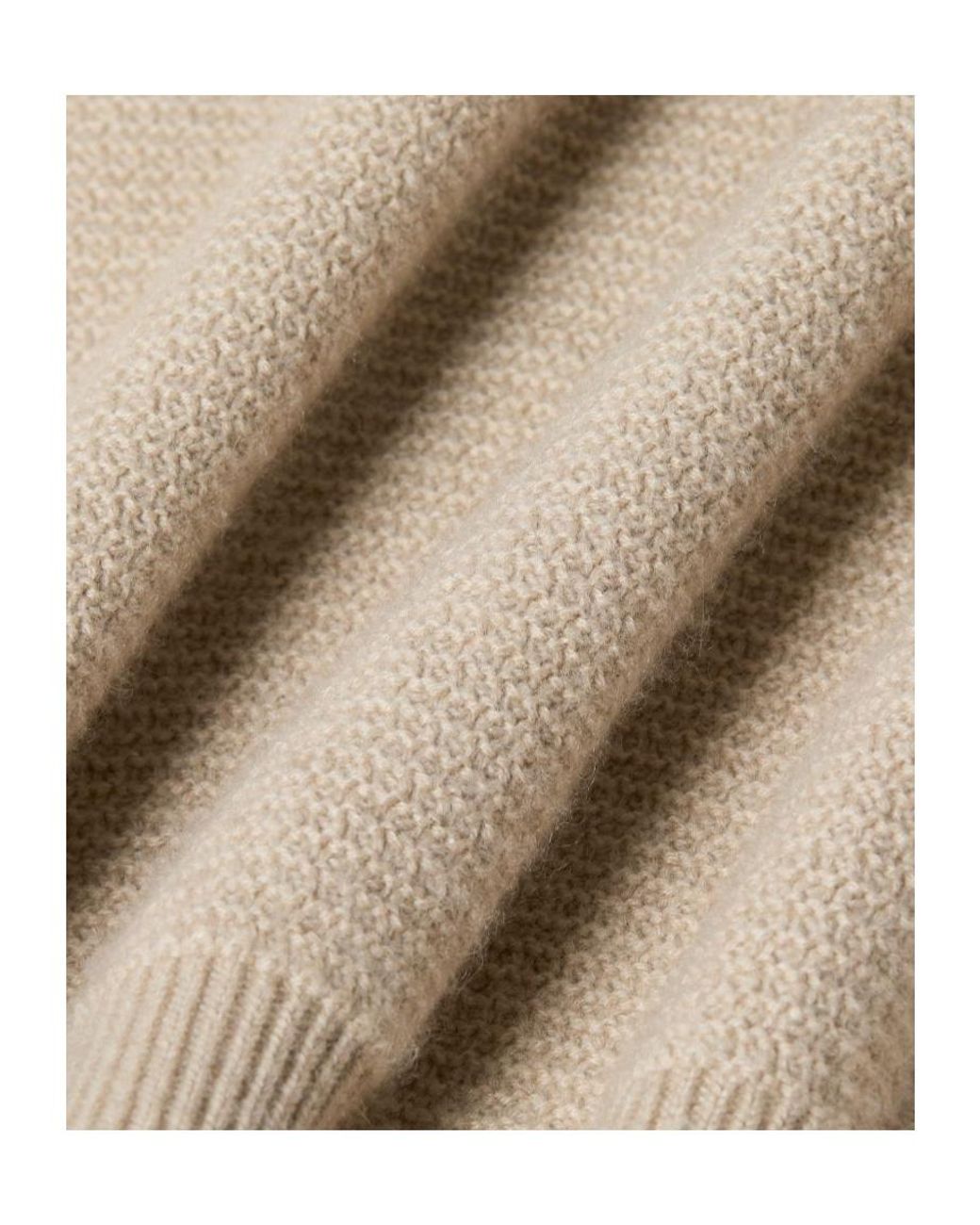 Zegna Natural Oasi Cashmere Knit Polo Shirt for men