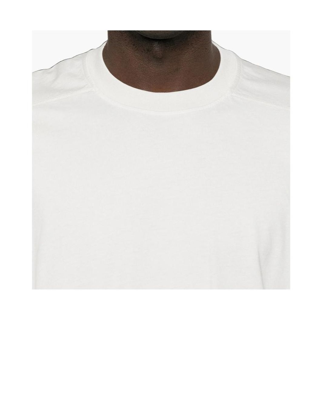 Rick Owens White Walrus Crew-Neck T-Shirt for men