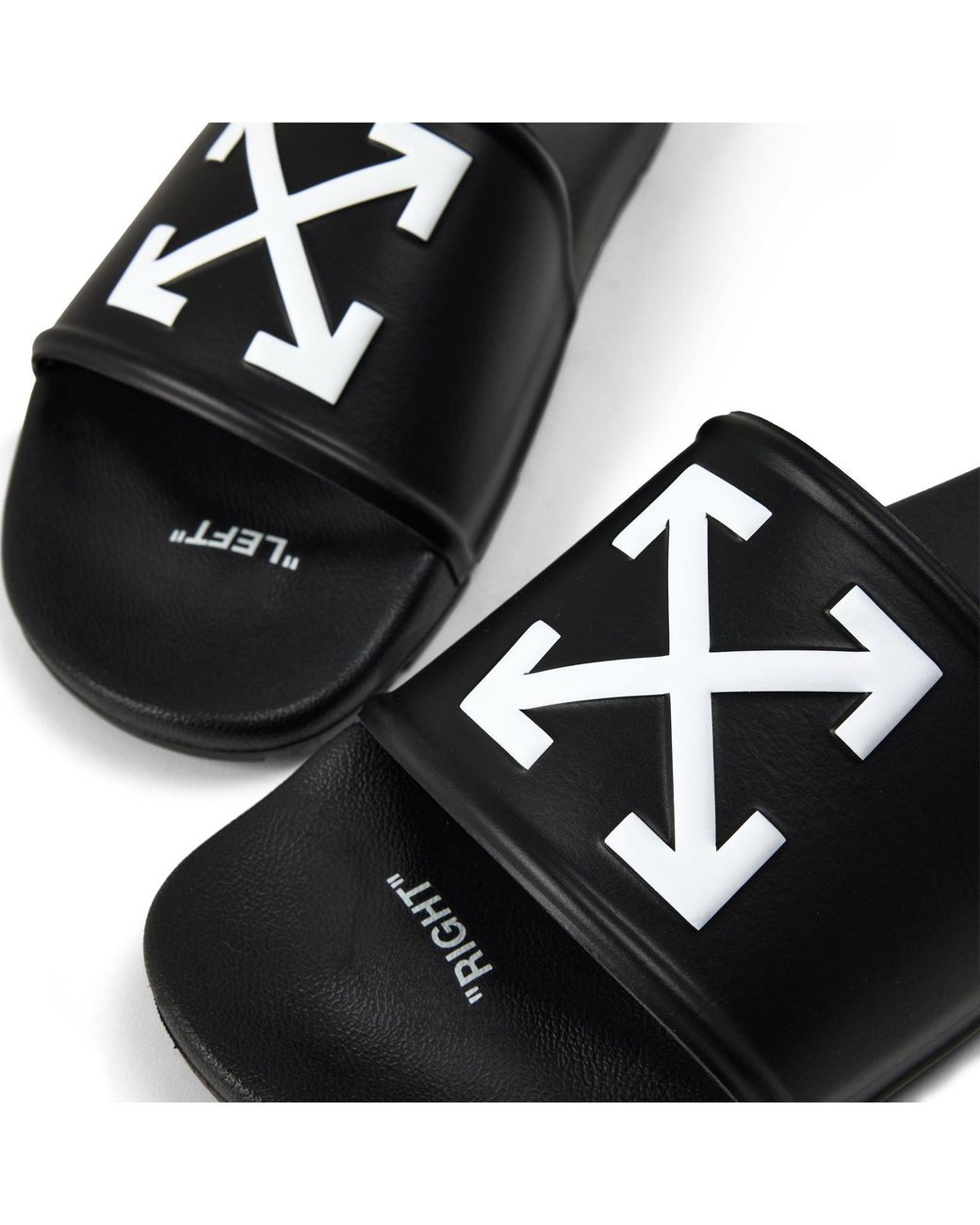 Off-White c/o Virgil Abloh Black Slip-On Slippers for men