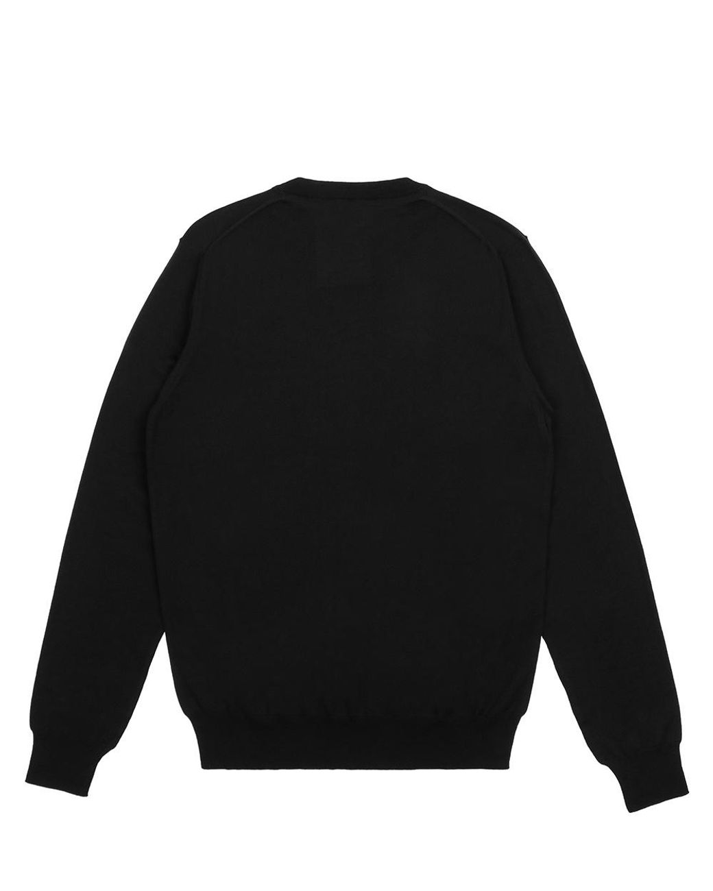 Ferragamo Black Crew-Neck Knitted Sweater for men