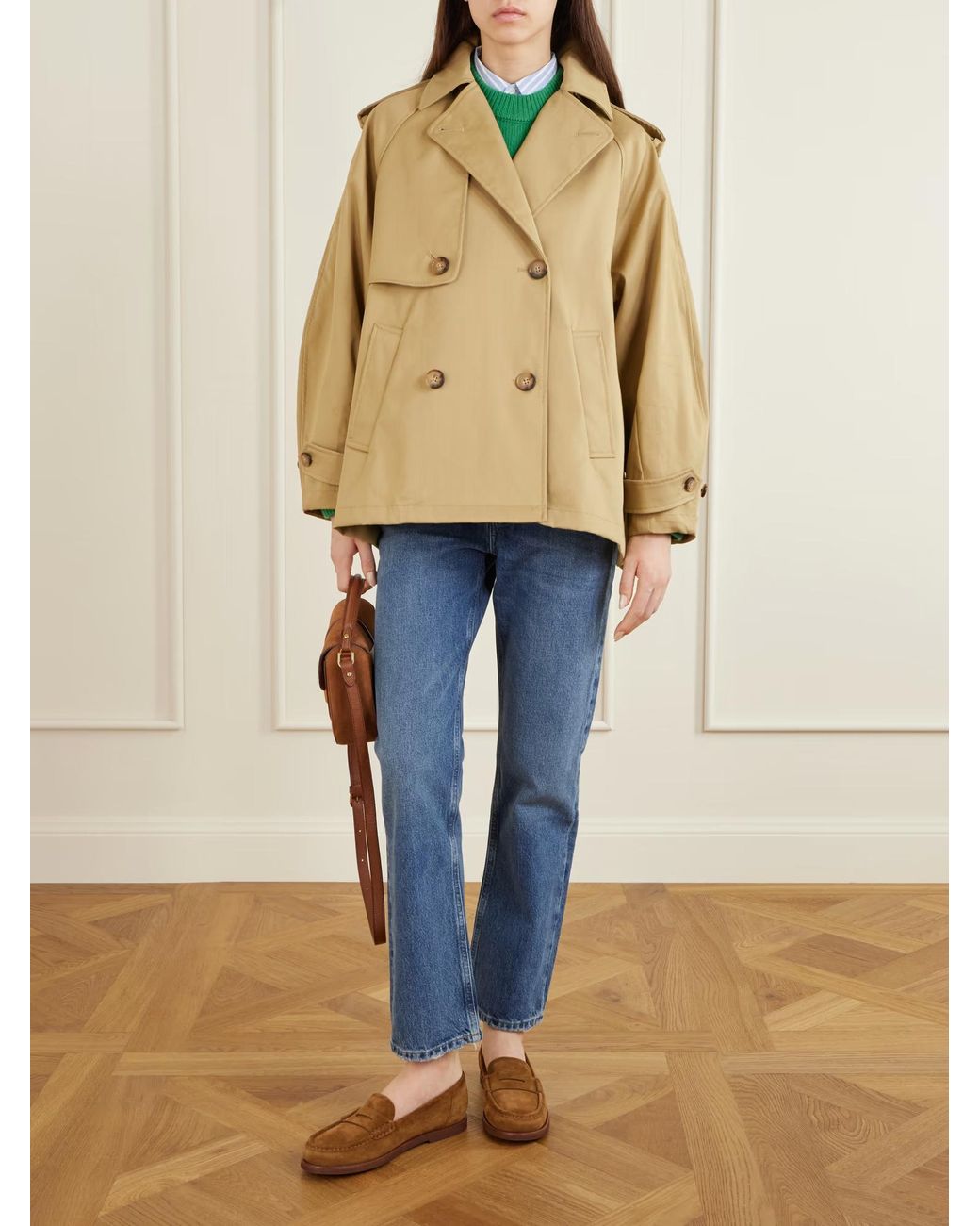Polo Ralph Lauren Natural Double Breasted Coat