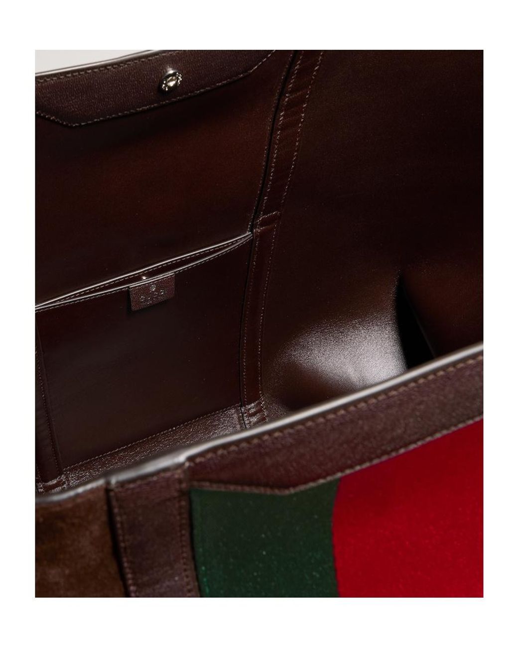 Gucci Red Medium Duffle Bag With Web for men