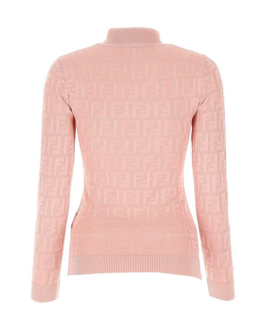 Fendi Pink Ff Pattern Pullover