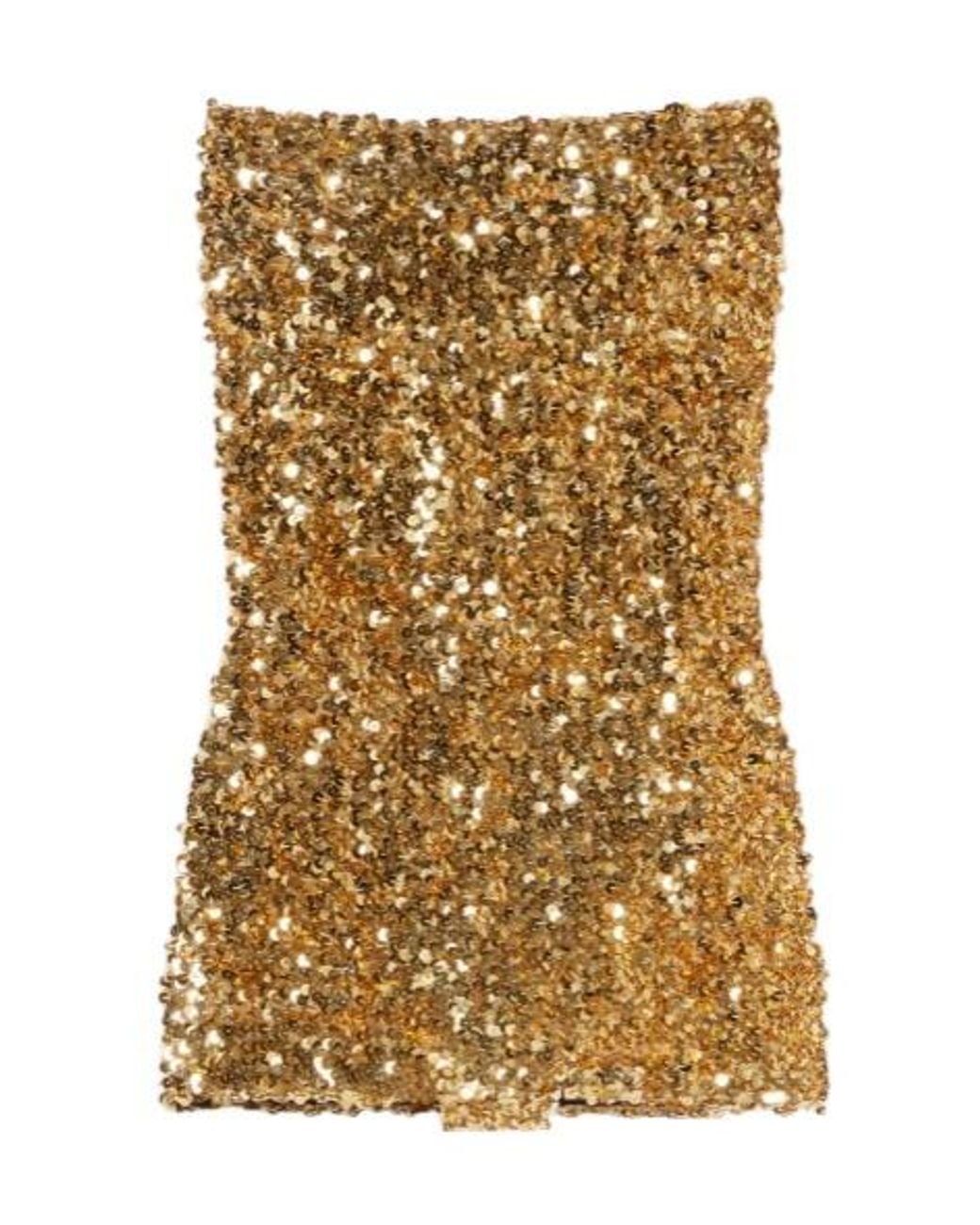 Gucci Metallic Embroidered Sequin Elastic Fabric Jumpsuit