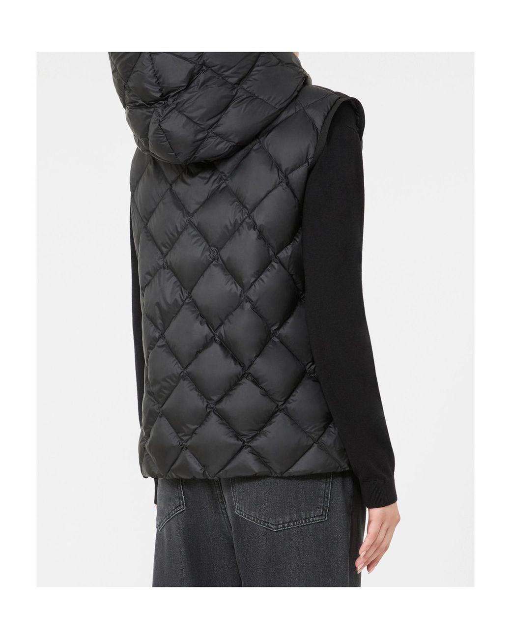 Weekend by Maxmara Black Wkdgiochi Quilted Gilet