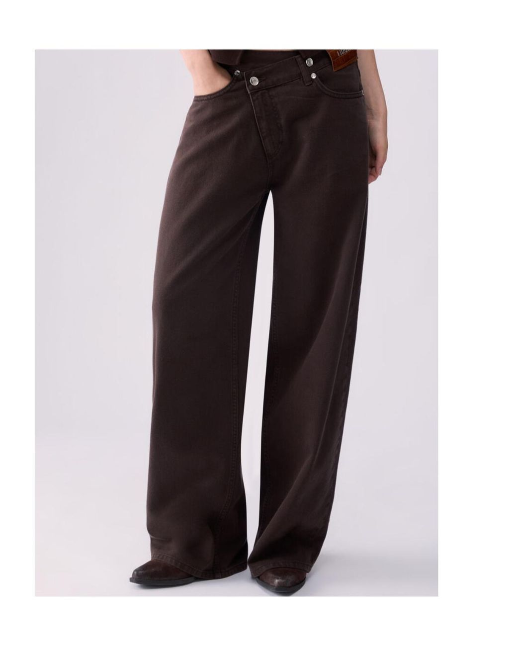 Liu Jo Brown Wide Leg Jeans