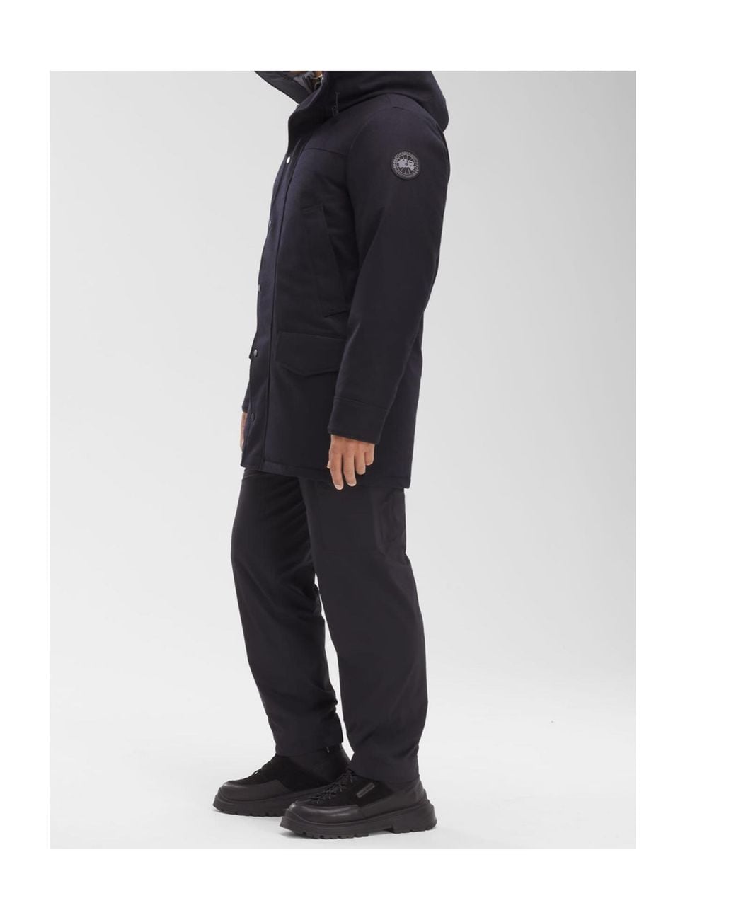 Canada Goose Blue Langford Hooded Parka for men