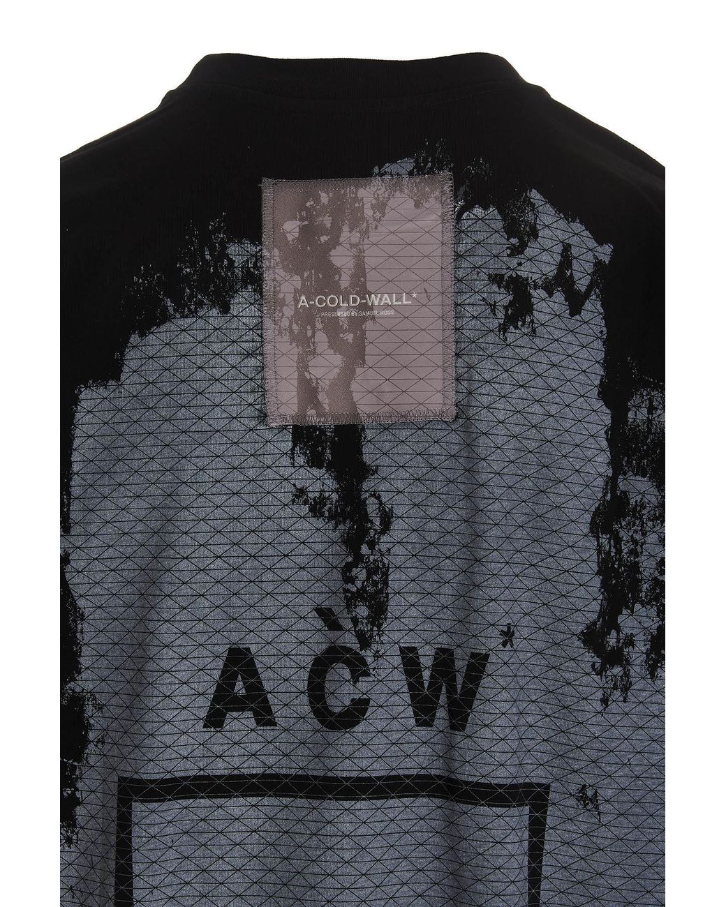 A_COLD_WALL* Black Logo Short-Sleeved T-Shirt for men