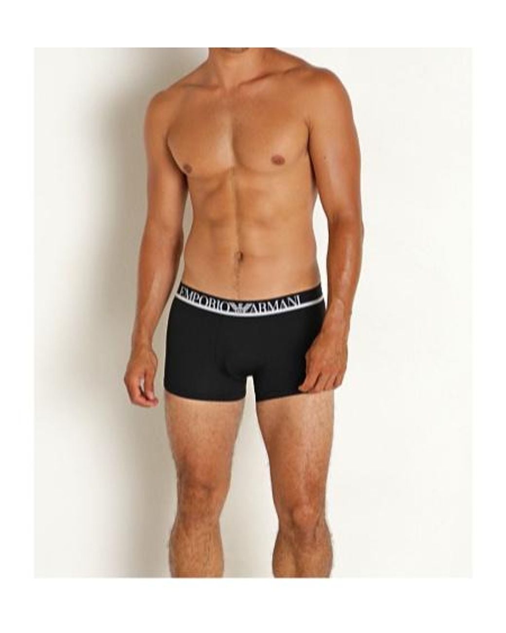 Emporio Armani Blue Elastic Waist Panties for men