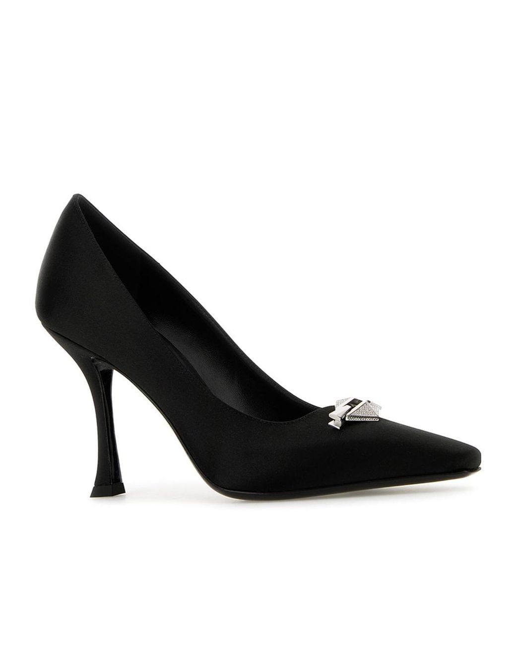 Jimmy Choo Black Embellished Pointed Toe Pumps