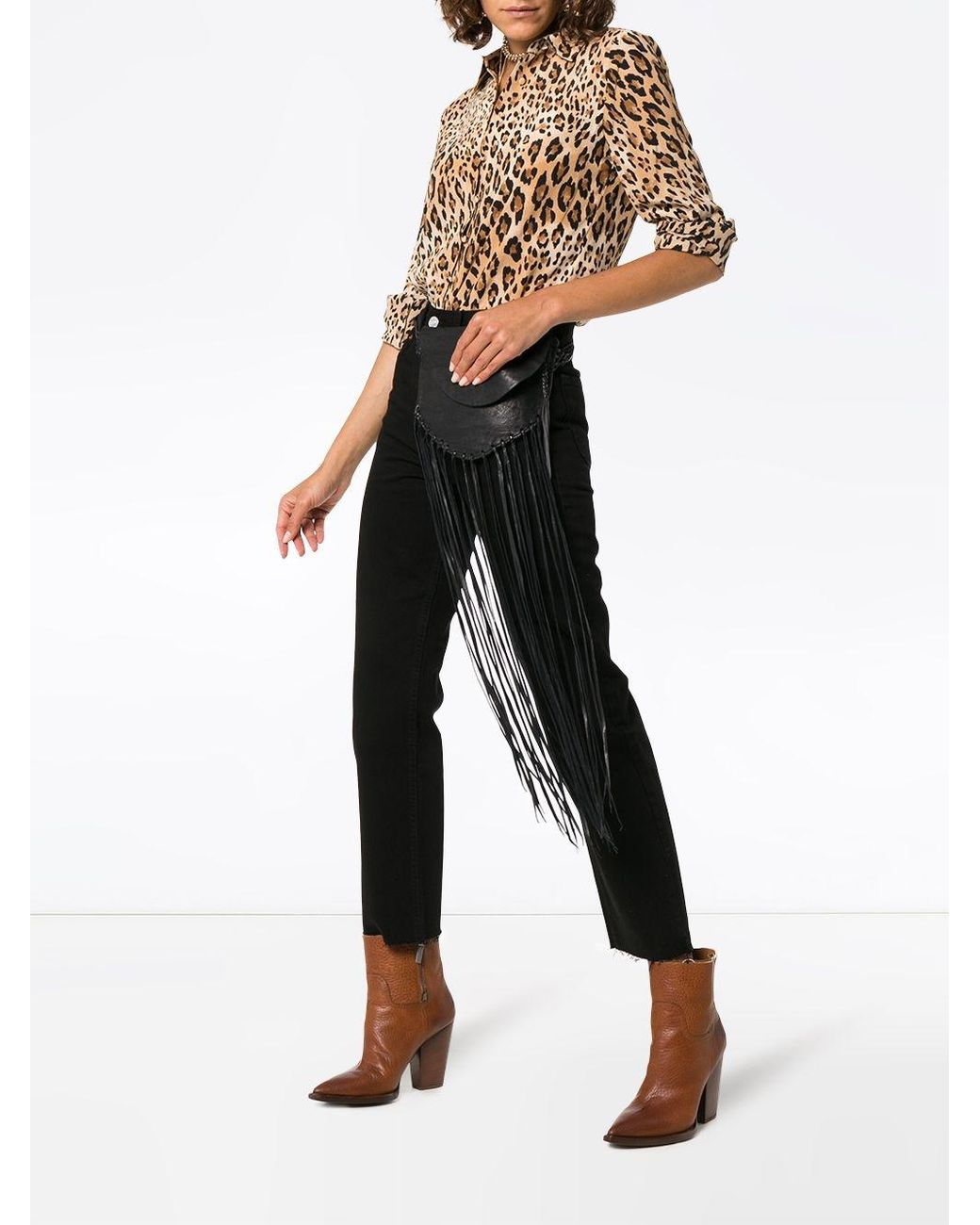 Re/done Black 70S Stove Pipe Jeans