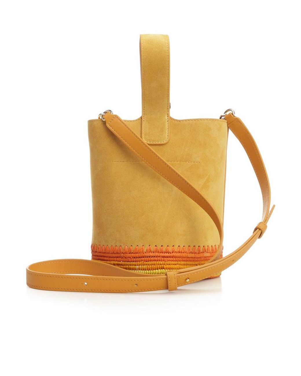 Loewe Metallic Pebble Mini Bucket Bag