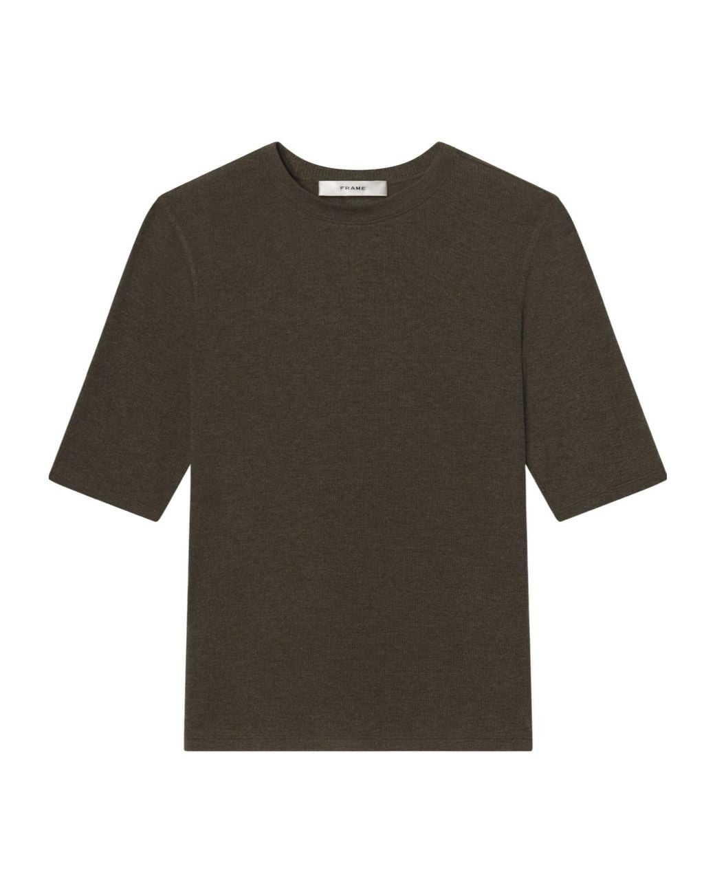 FRAME Green Crew-Neck T-Shirt