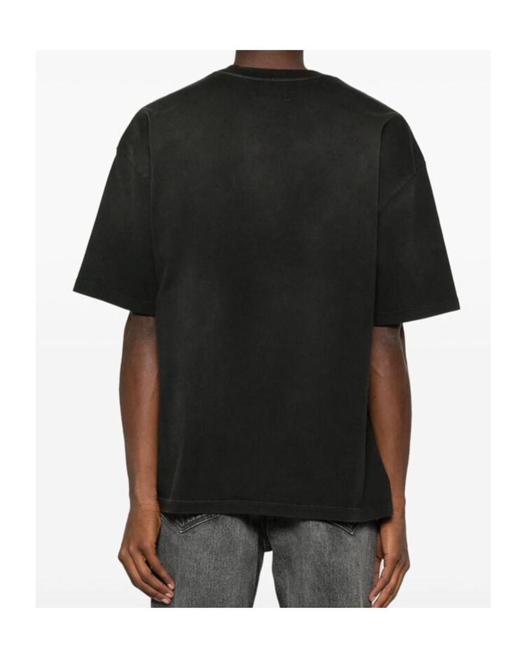Amiri Black Open-Necked Shirt for men
