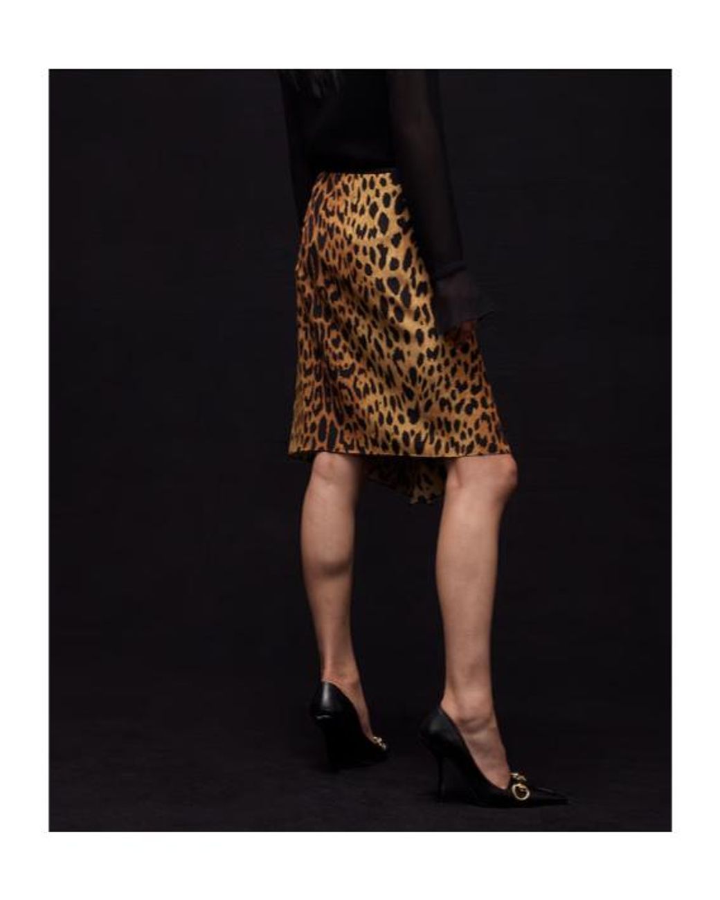 Gucci Natural Printed Silk Crêpe De Chine Skirt