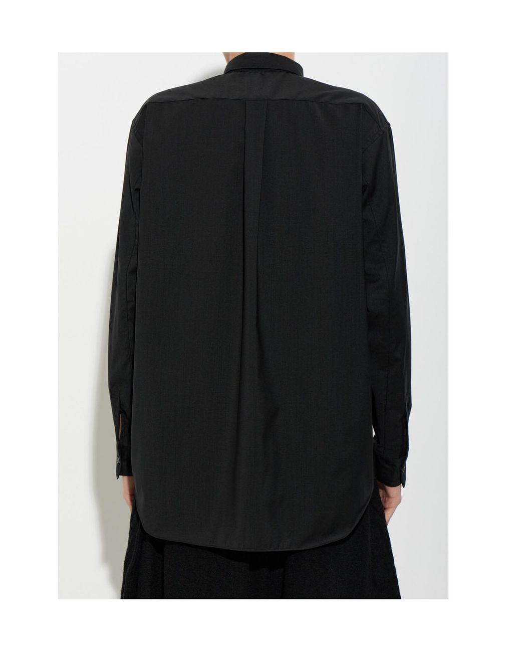 Comme des Garçons Black Comme Des Garçons Shirt Long-Sleeved Buttoned Shirt for men