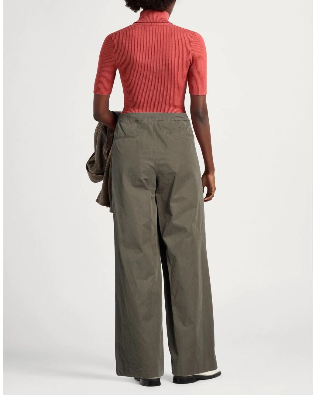 Rag & Bone Gray Plain Colour Casual Trouser